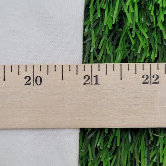 Vintage 90s Lipton Tea Shirt Womens L 21x25 White American Flag - Picture 13 of 14